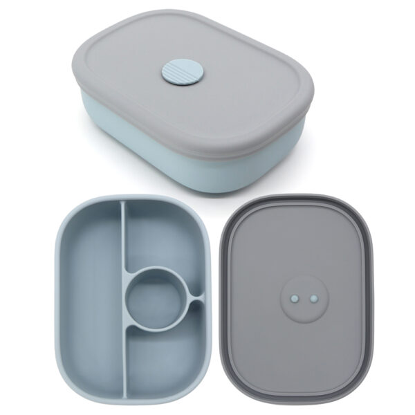 NURSIMOM LUNCHERA DE SILICONA CON TAPA – Pañalera Belyan